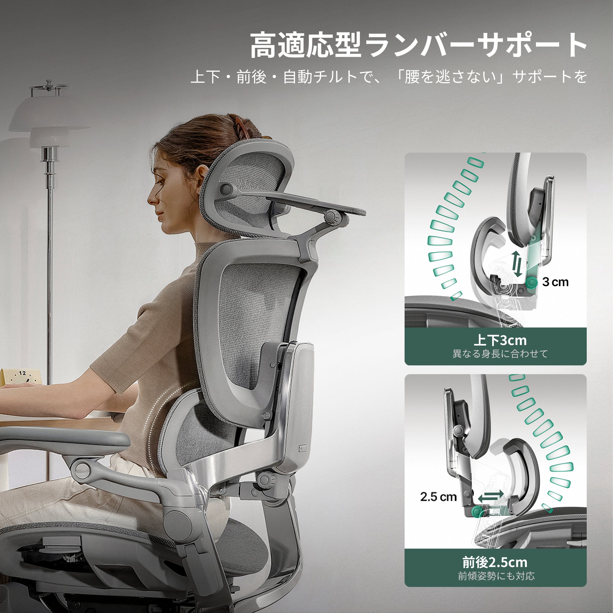 Hinomi H2 Pro エルゴノミクスオフィスチェア