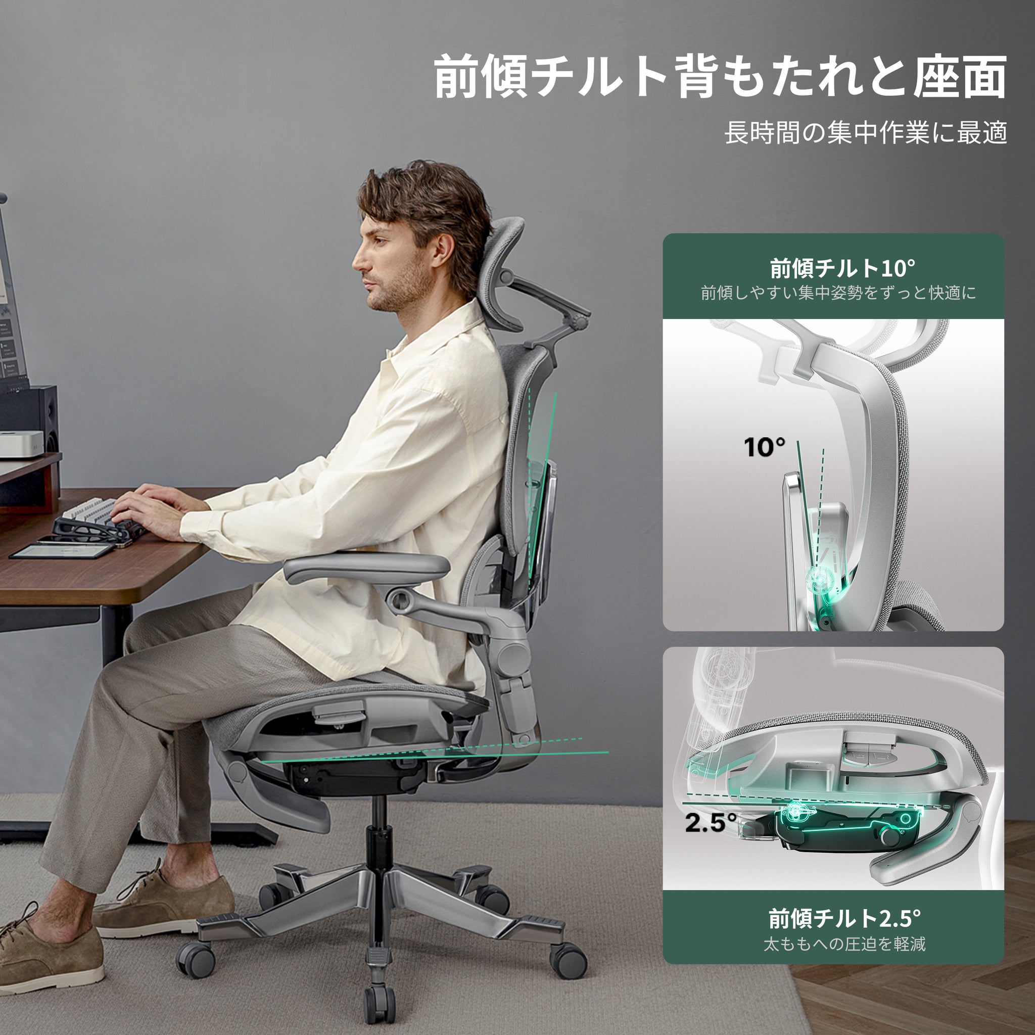 Hinomi H2 Pro エルゴノミクスオフィスチェア